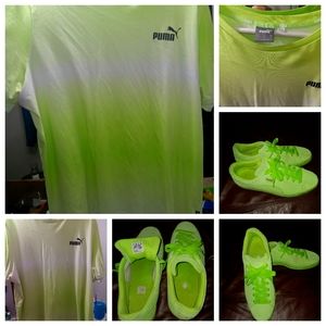 Puma bundle tee and sneskers